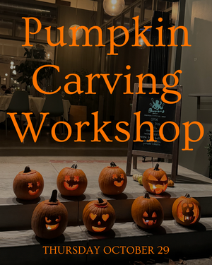 Pumpkin Carving Workshop + Wine