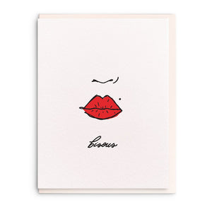 Dahlia Press Greeting Card